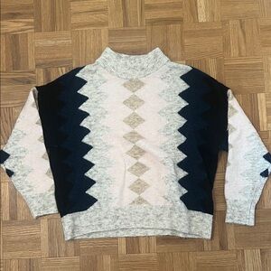Geometric Patterned Sweater